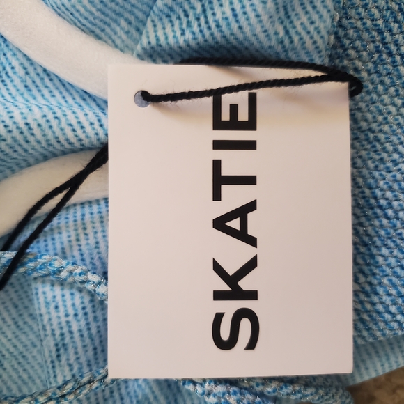 Skatie Rachel One Piece Swimsuit, Size L, Color Denim, Nwt - Picture 2 of 4